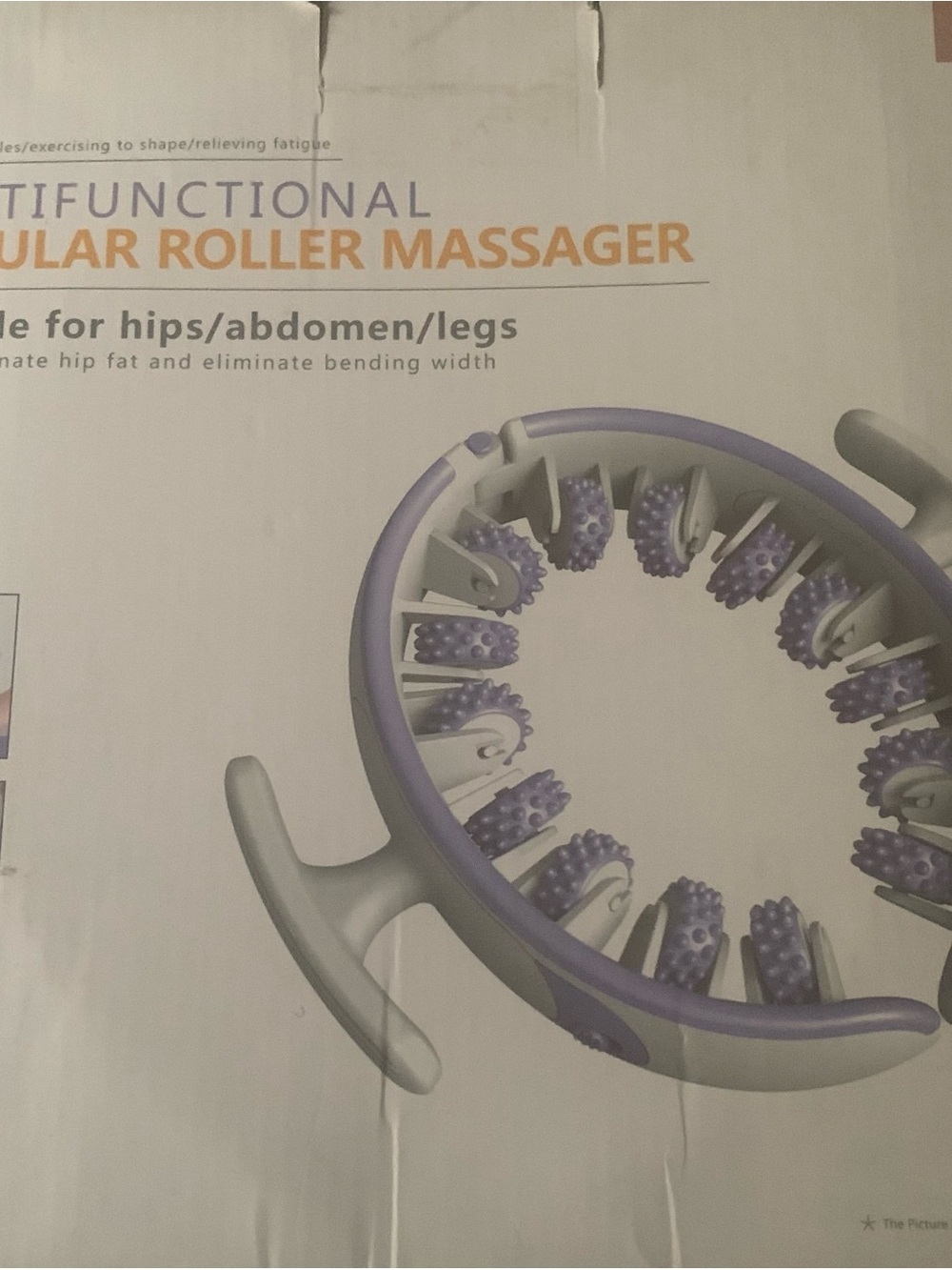 Multifunctional Purple Cellular Roller Massager - Brand